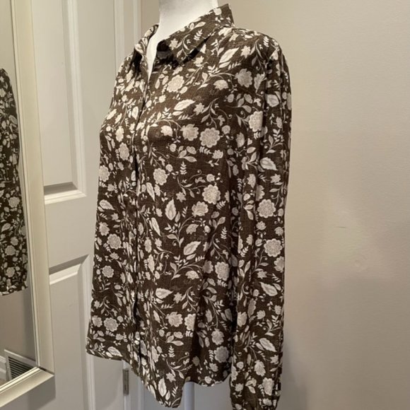 NYDJ Long Sleeve Button Blouse - M - Picture 3 of 9